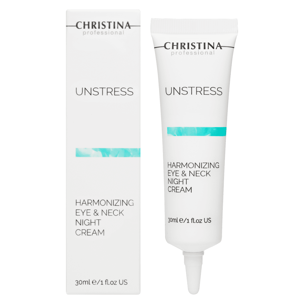 Гармонізуючий нічний крем для шкіри навколо очей і шиї - Christina Unstress Harmonizing Night Cream For Eye And Neck  фото 4