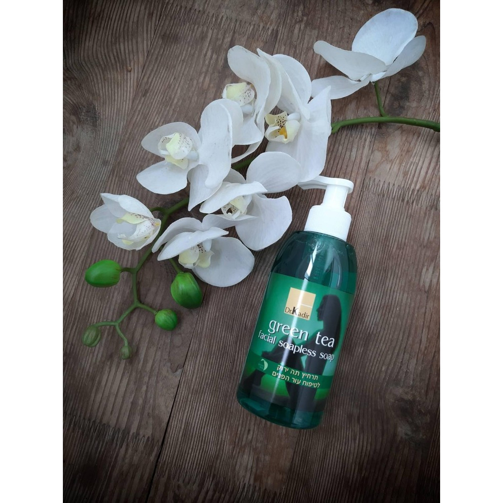 Гель для очищення шкіри обличчя і шиї - Dr. Kadir Green Tea Soapless Soap фото 2