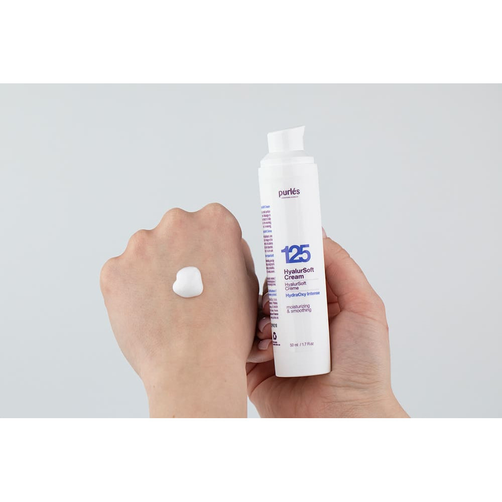 Гіалуроновий крем зволожуючий  - Purles 125 HydraOxy Intense HyalurSoft Cream фото 4