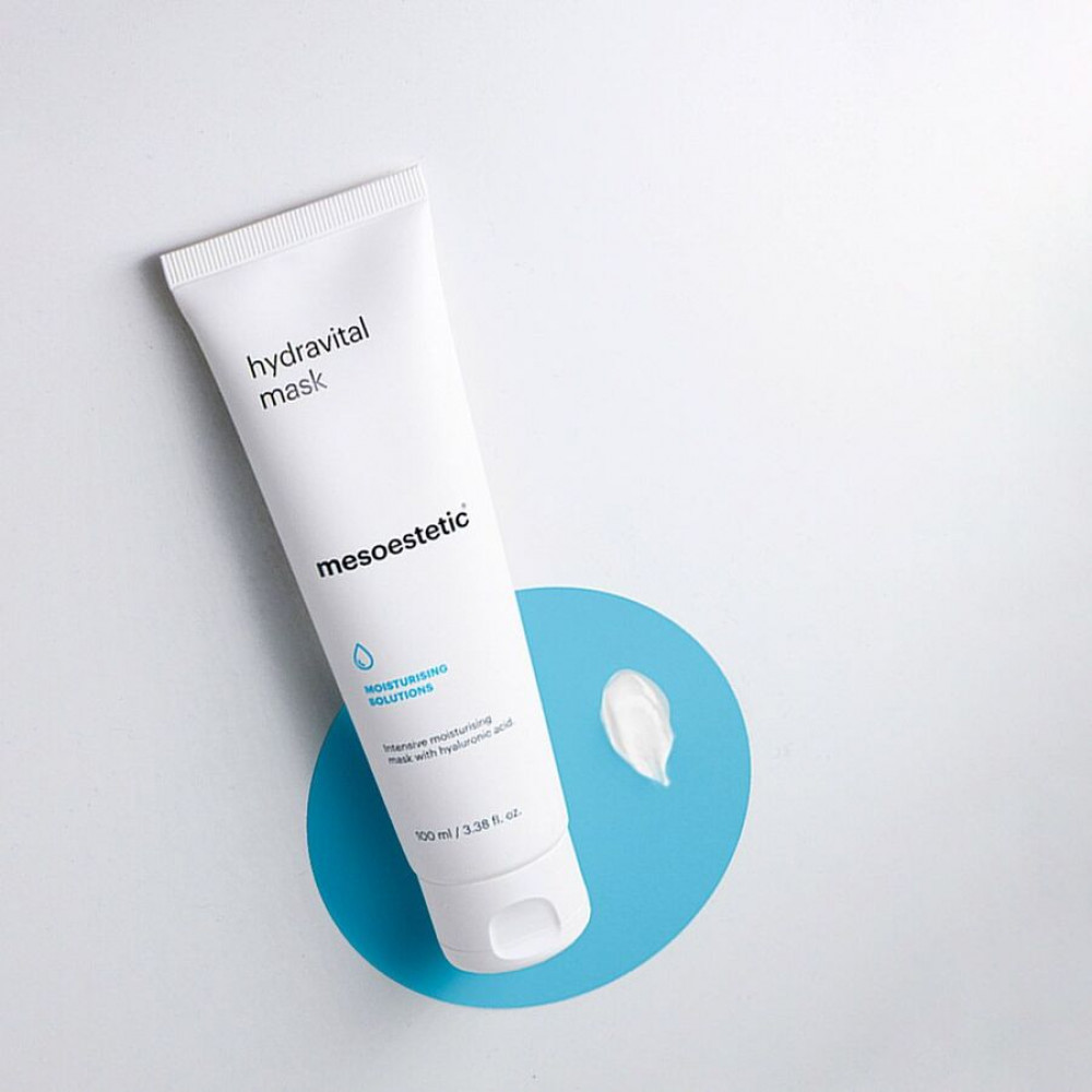 Увлажняющая-питательная маска для лица Гидро-Витал - Mesoestetic Hydra-vital face mask фото 3