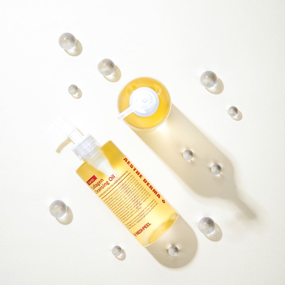Гидрофильное масло с пробиотиками и коллагеном - Medi-Peel Red Lacto Collagen Cleansing Oil фото 8