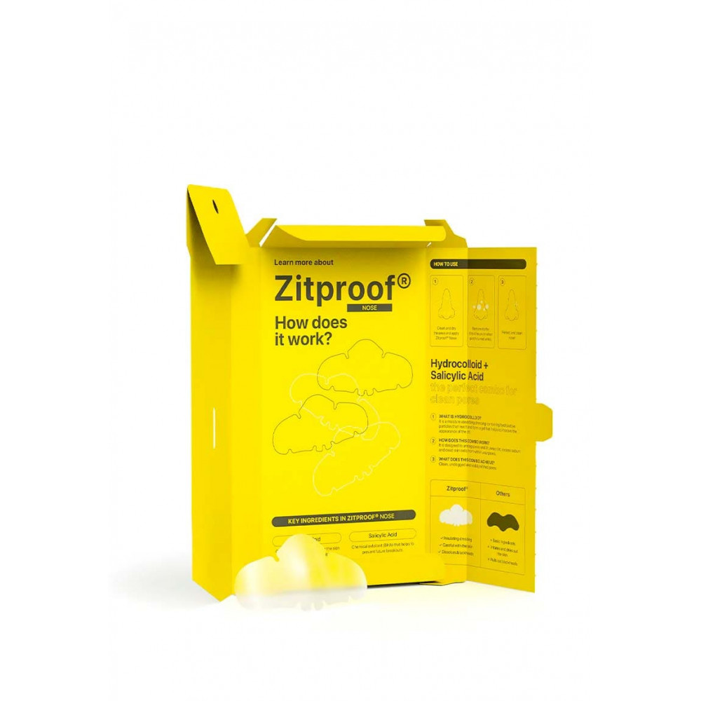 Гідроколоїдні пластирі для носа - Acnemy Zitproof Nose фото 2