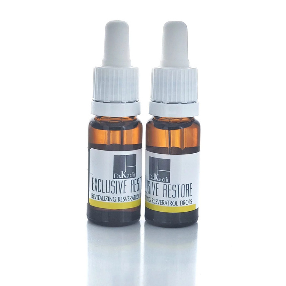  Краплі "Ресвератрол" для відновлення шкіри обличчя - Dr. Kadir Exclusive Restore Revitalizing Resveratrol Drops фото 2