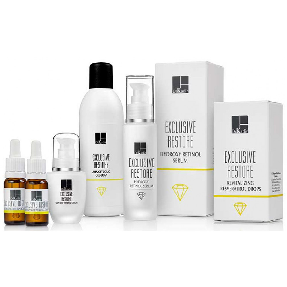  Краплі "Ресвератрол" для відновлення шкіри обличчя - Dr. Kadir Exclusive Restore Revitalizing Resveratrol Drops фото 3