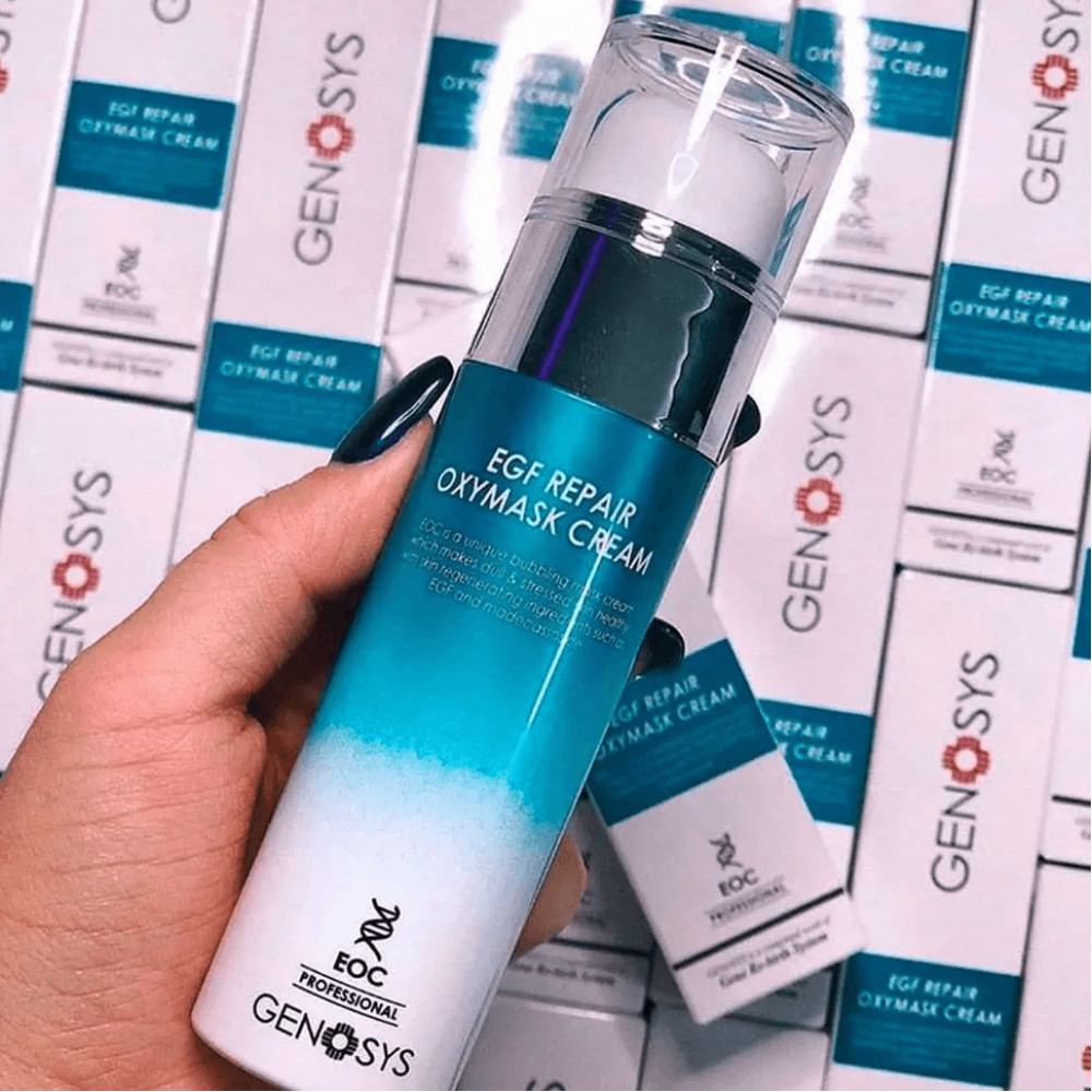 Кислородная крем-маска - Genosys EGF oxymask cream фото 3