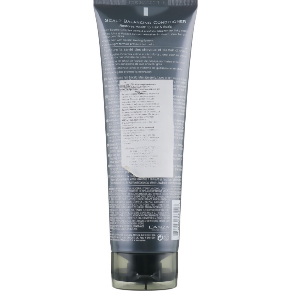 Кондиционер для волос и кожи головы - L'anza Healing Remedy Scalp Balancing Conditioner фото 4