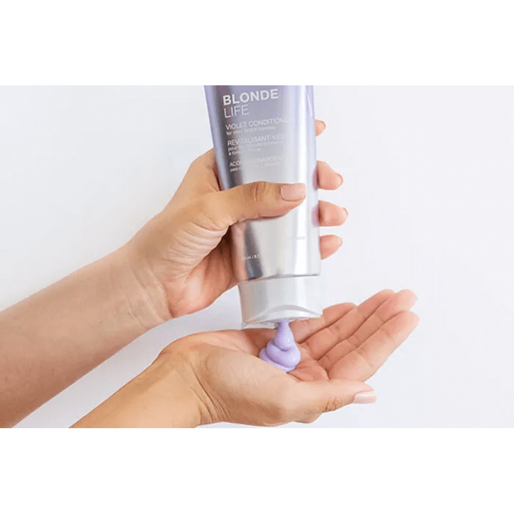 Кондиционер фиолетовый для сохранения яркости блонда - Joico Blonde Life Violet Conditioner фото 3