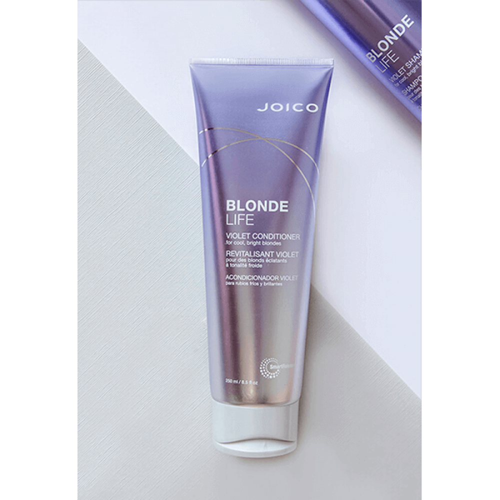 Кондиционер фиолетовый для сохранения яркости блонда - Joico Blonde Life Violet Conditioner фото 4
