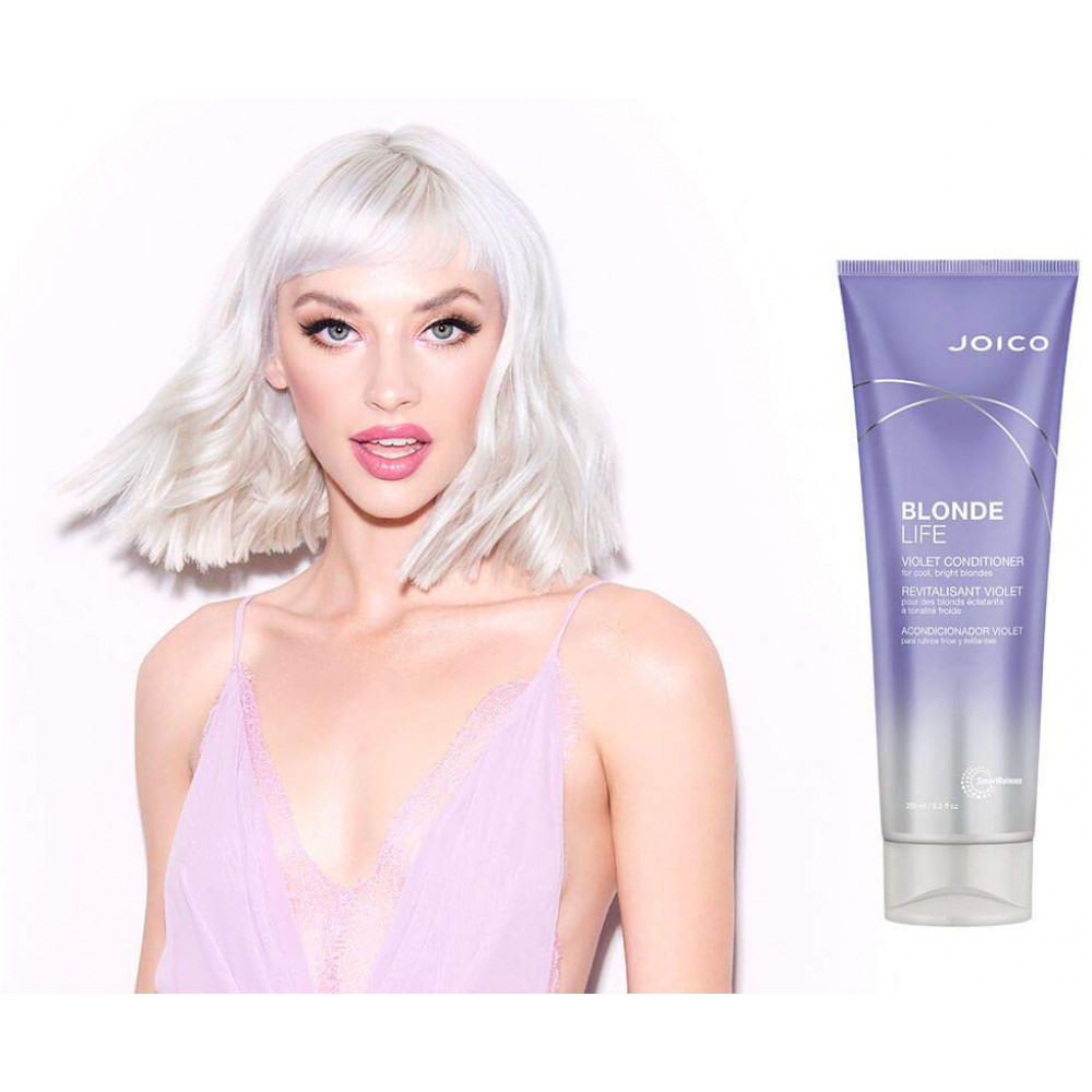 Кондиционер фиолетовый для сохранения яркости блонда - Joico Blonde Life Violet Conditioner фото 5