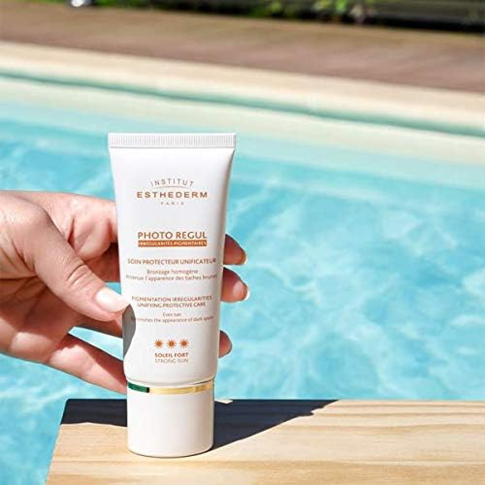 Крем для обличчя. Пігментація та можливість засмаги -  Institut Esthederm Photo Regul Uneven Skin Face Sun Protection фото 2