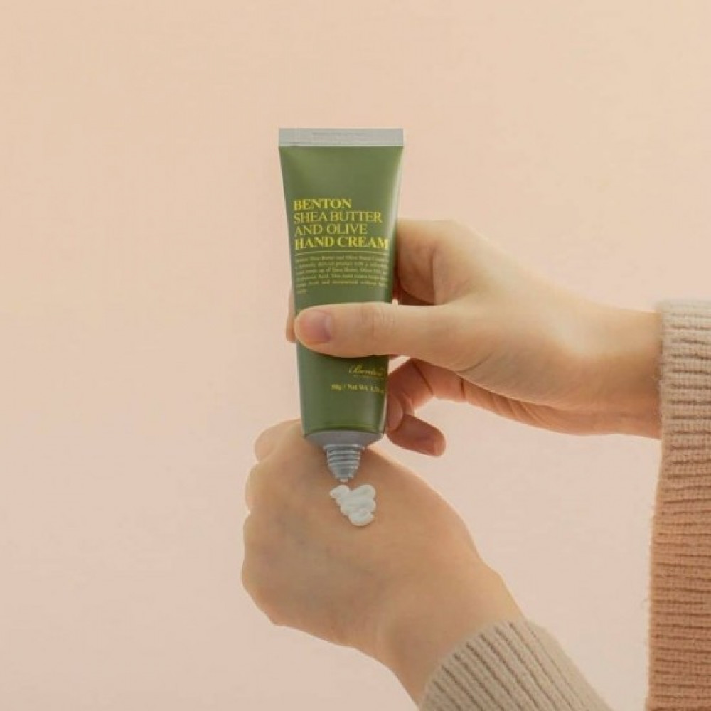 Крем для рук с маслом ши и оливы - Benton Shea Butter and Olive Hand Cream фото 3