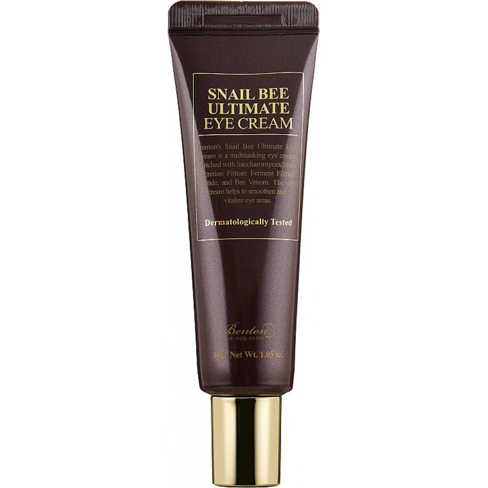 Крем для кожи вокруг глаз с ферментированным муцином улитка - Benton Snail Bee Ultimate Eye Cream фото 2