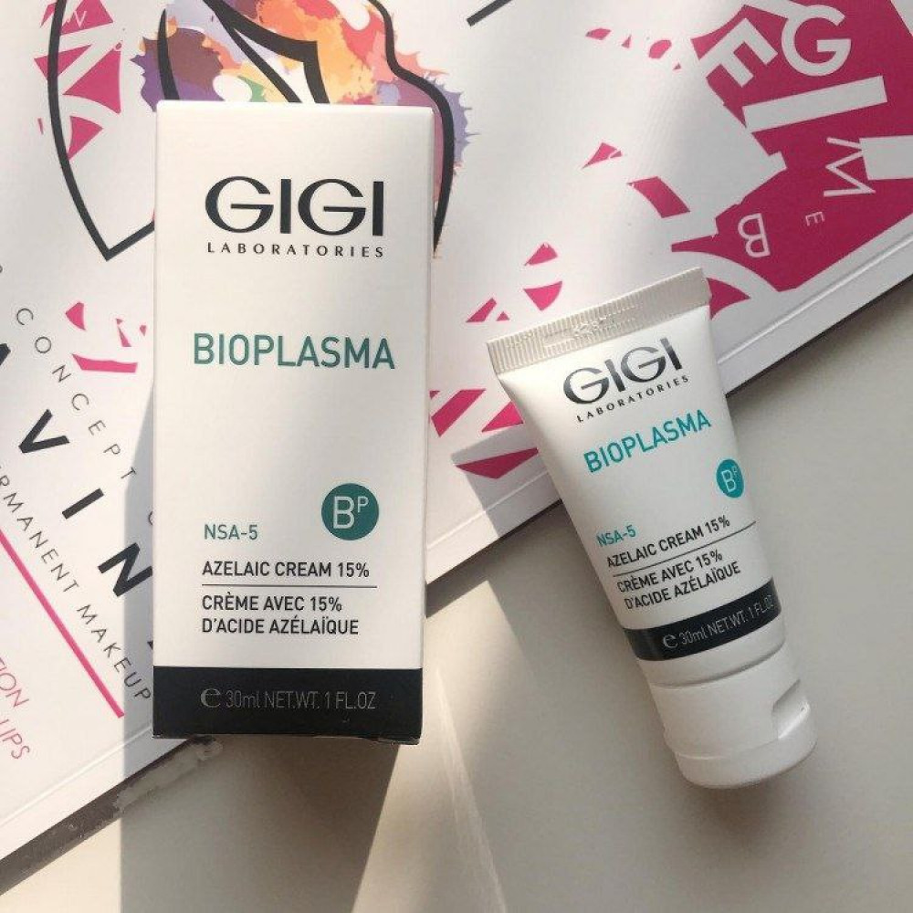 Крем с 15% азелаиновой кислотой для жирной и проблемной кожи - GIGI Bioplasma 15% Azelaic Cream  фото 4