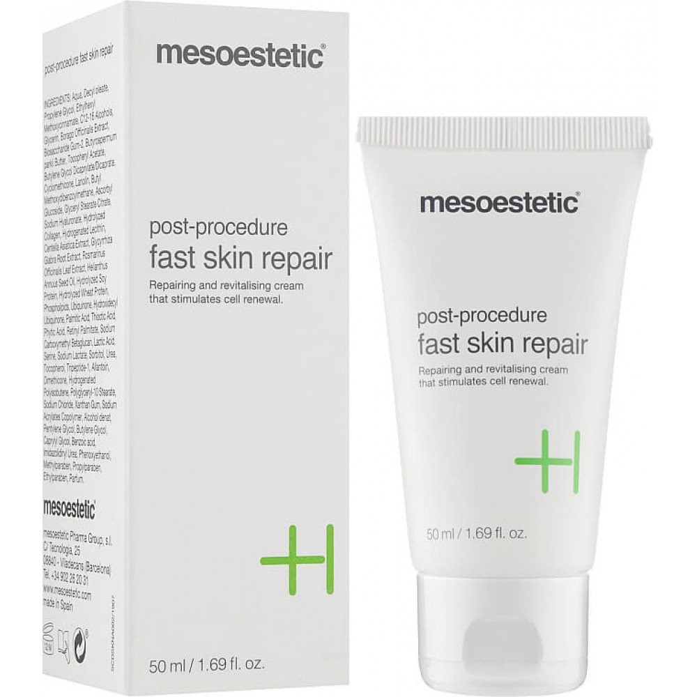 Крем восстанавливающий кожу после процедур - Mesoestetic Post-procedure Fast Skin Repair фото 5