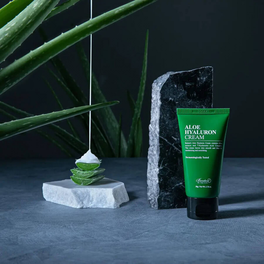 Крем с алоэ и гиалуроновым комплексом - Benton Aloe Hyaluron Cream фото 5
