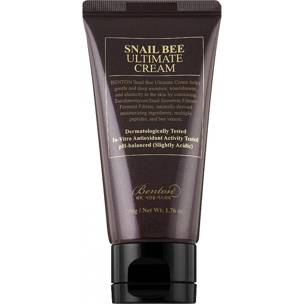Крем с ферментированным муцином улитки и пчелиным ядом - Benton Snail Bee Ultimate Cream фото 3