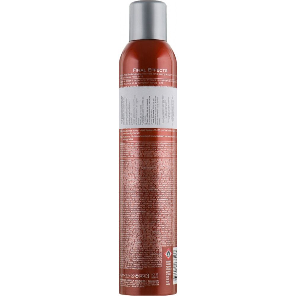 Лак для волосся сильної фіксації - L'anza Healing Volume Final Effects фото 4