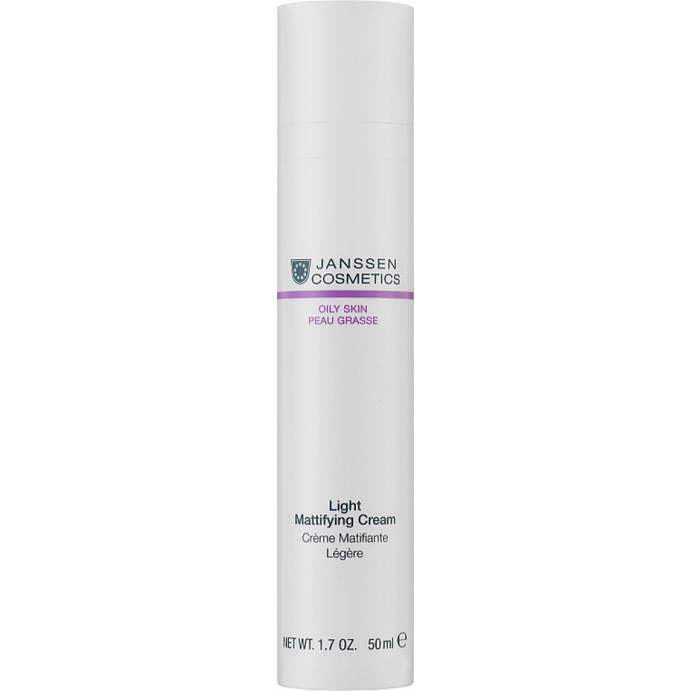 Легкий матирующий крем - Janssen Cosmetics Oily Skin Light Mattifying Cream фото 2