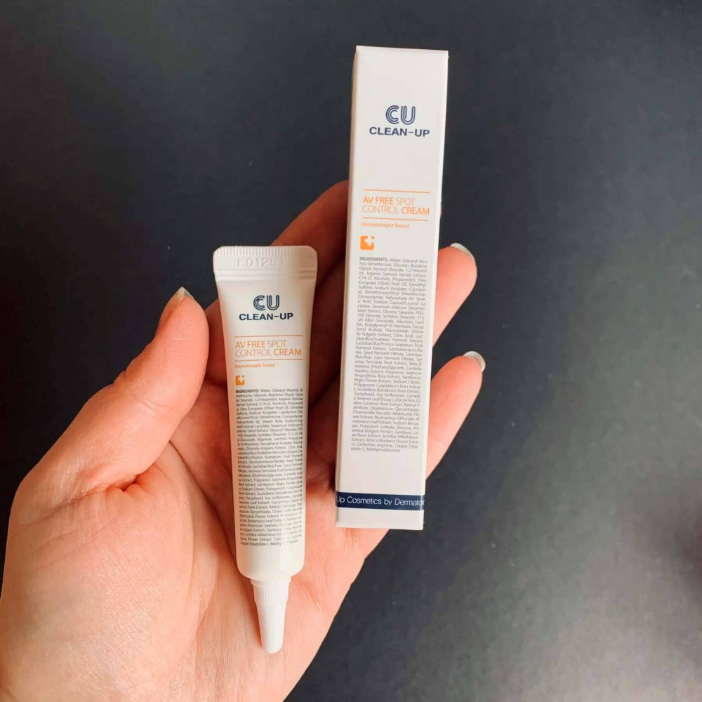 Точечный крем от воспалений - Cuskin Clean-Up AV Free Spot Control Cream фото 4