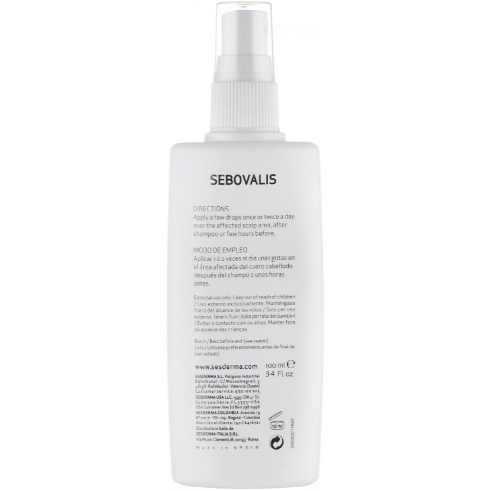 Лосьон для лечения себореи - SeSDerma Sebovalis Hair Solution фото 2