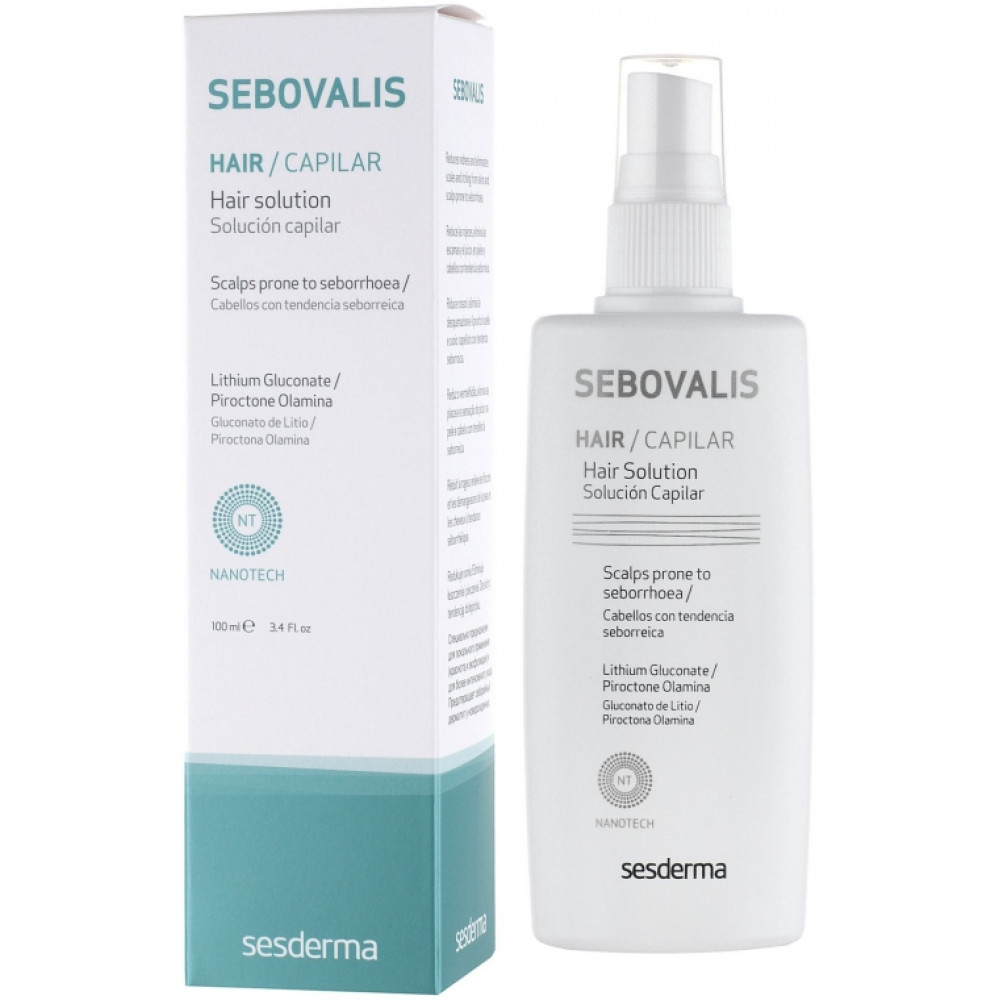 Лосьон для лечения себореи - SeSDerma Sebovalis Hair Solution фото 3