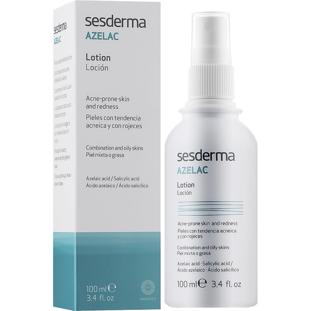 Лосьон для лица и тела - SeSDerma Azelac Face Scalp and Body Lotion фото 3