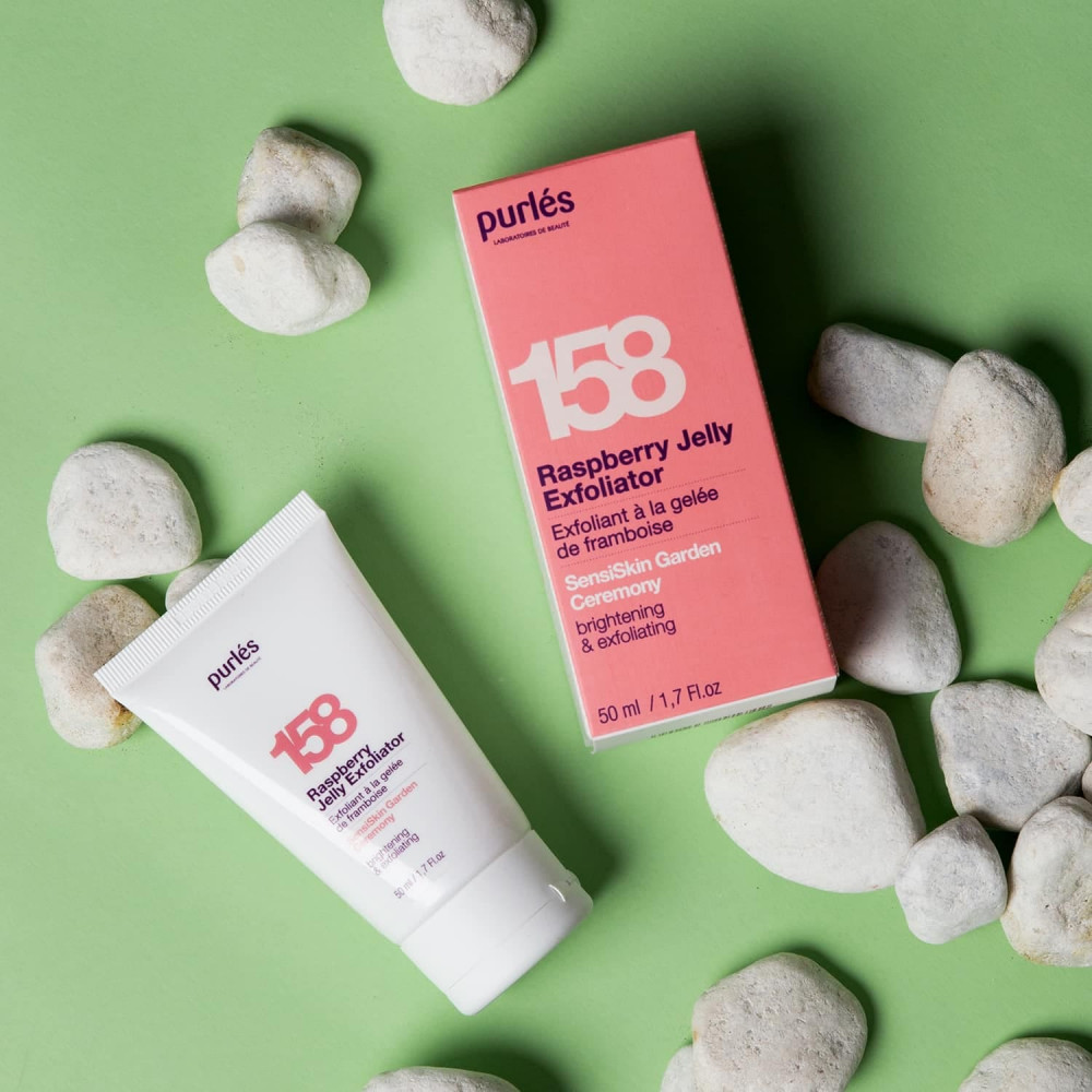 Малиновий ензимний ексфоліант - Purles 158 SensiSkin Garden Ceremony Raspberry Jelly Exfoliator фото 3
