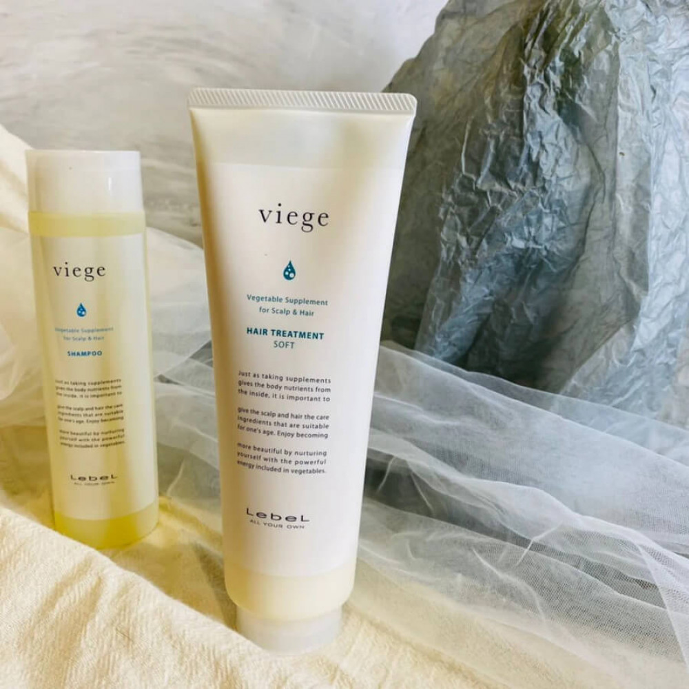 Маска для глибокого зволоження волосся - Lebel Viege Treatment Soft фото 4