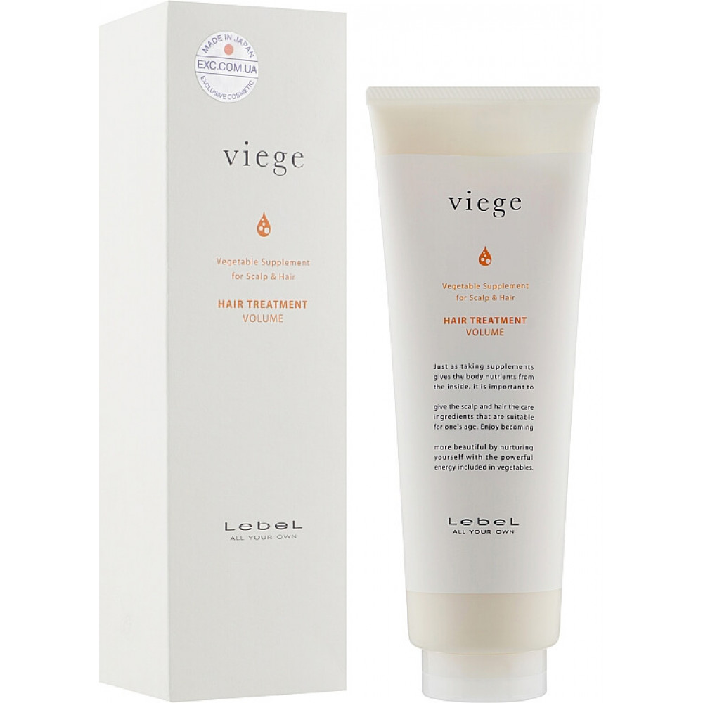Маска для объема волос - Lebel Viege Treatment Volume фото 4
