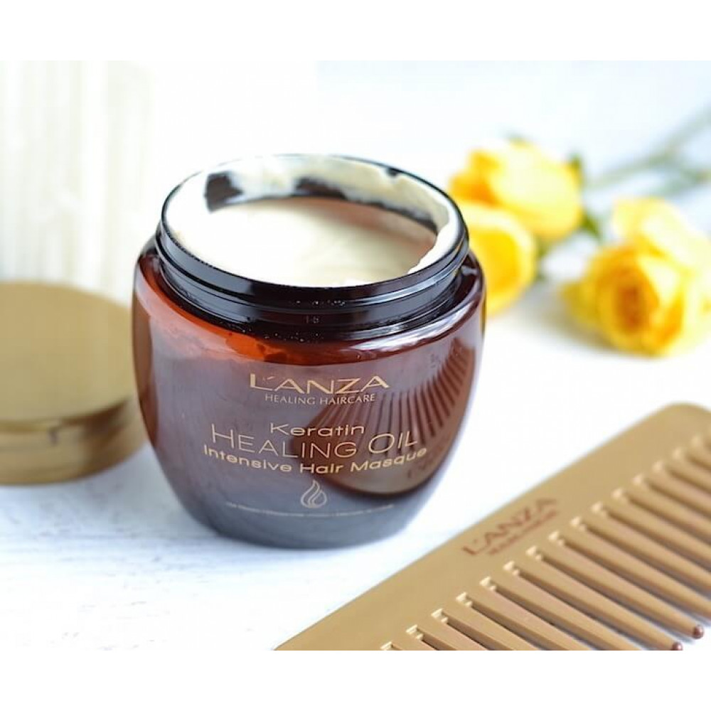 Маска для волос - L'anza Keratin Healing Oil Intesive Hair Masque фото 5