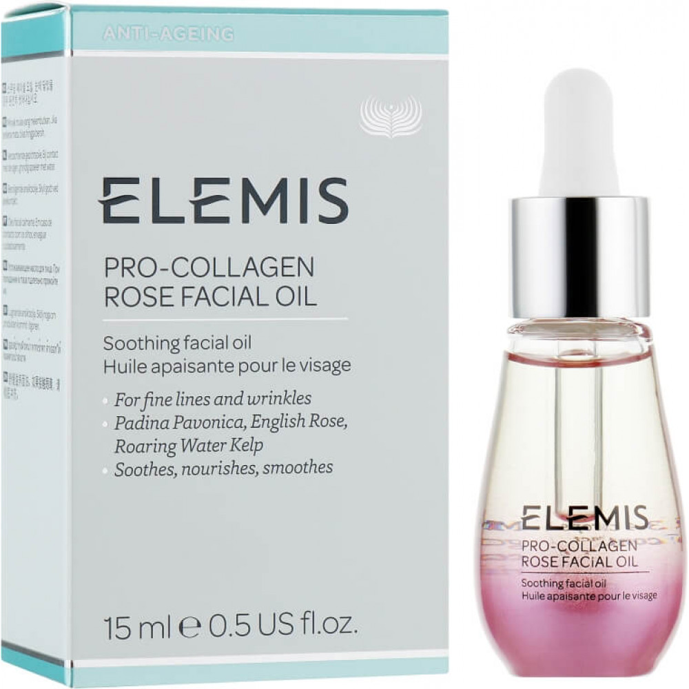Масло для лица Про-Коллаген Роза - Elemis Pro-Collagen Rose Facial Oil фото 2