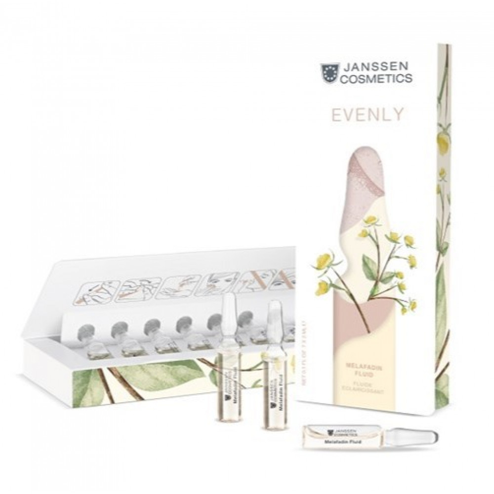 Мелафадин (осветляющая сыворотка) - Janssen Cosmetics Ampoules Mela-Fadin фото 2