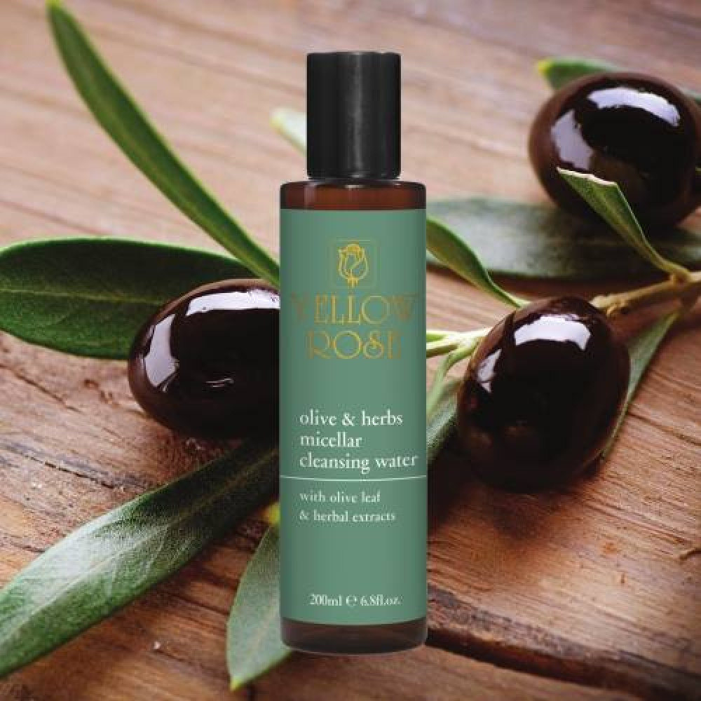  Мицеллярная вода с растительными экстрактами - Yellow Rose Olive and Herbs Micellar Cleansing Water фото 4