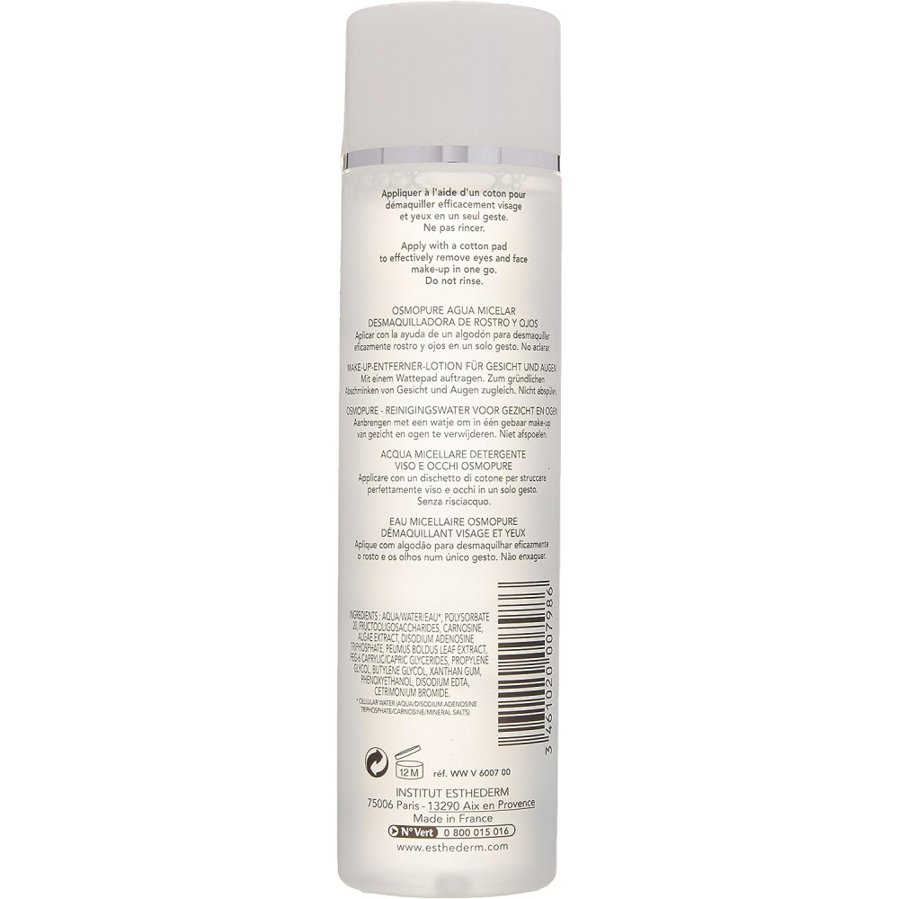 Міцелярна вода - Institut Esthederm Osmoclean Osmopure Face and Eyes Cleansing Water фото 2