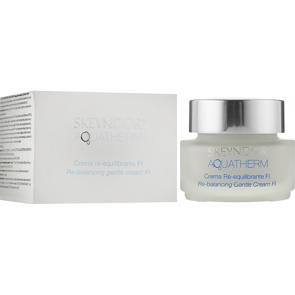 Мягкий восстанавливающий крем F1 - Skeyndor Aquatherm Re-Balancing Gentle Cream FI фото 2