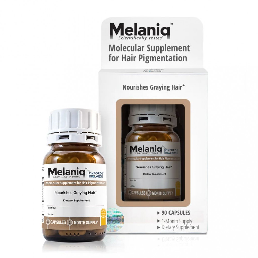 Молекулярная добавка для восстановления цвета седых волос - Oxford Biolabs Melaniq фото 2