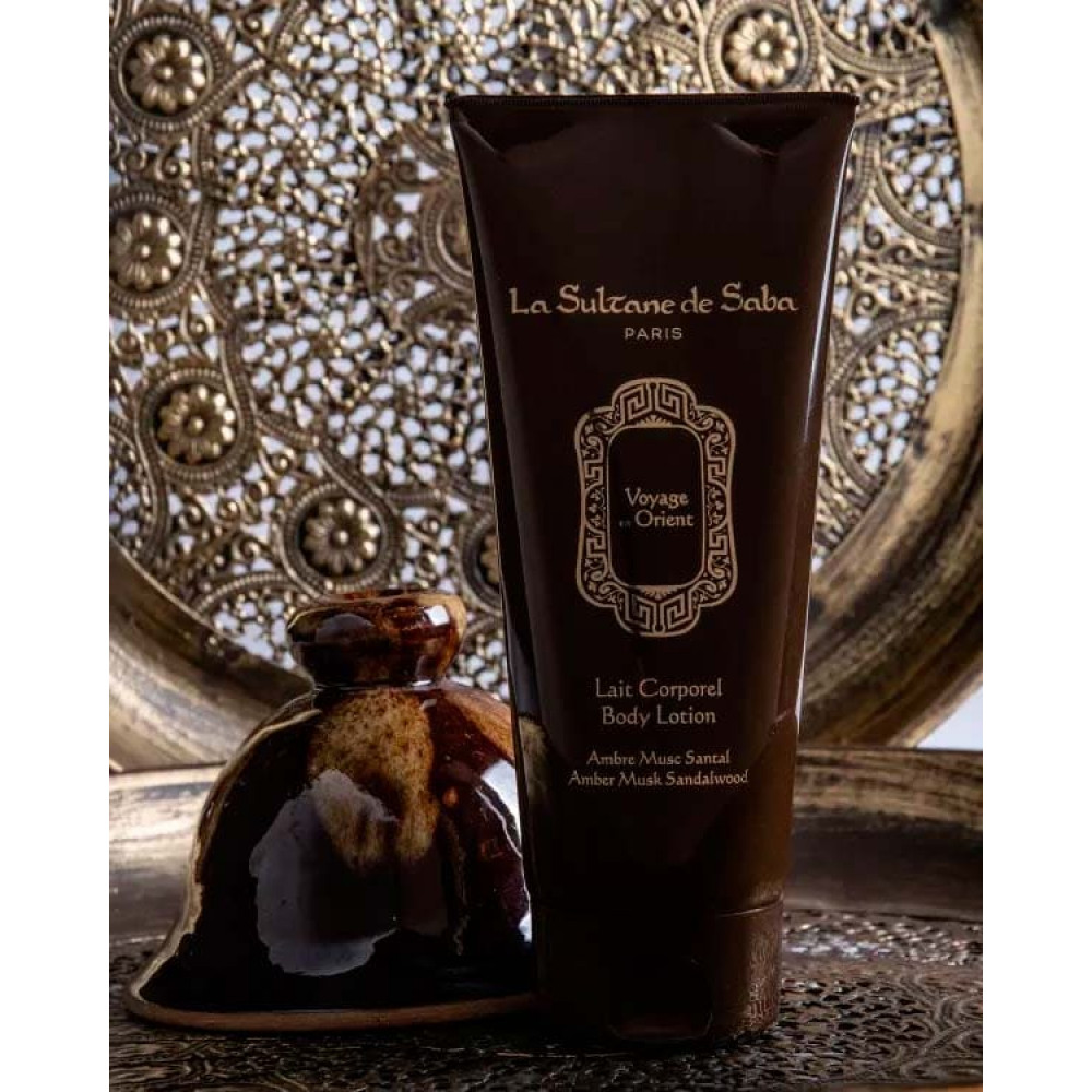 Молочко для тела "Амбра, мускус, сантал" - La Sultanе De Saba Body Lotion Amber Musk Santal фото 5