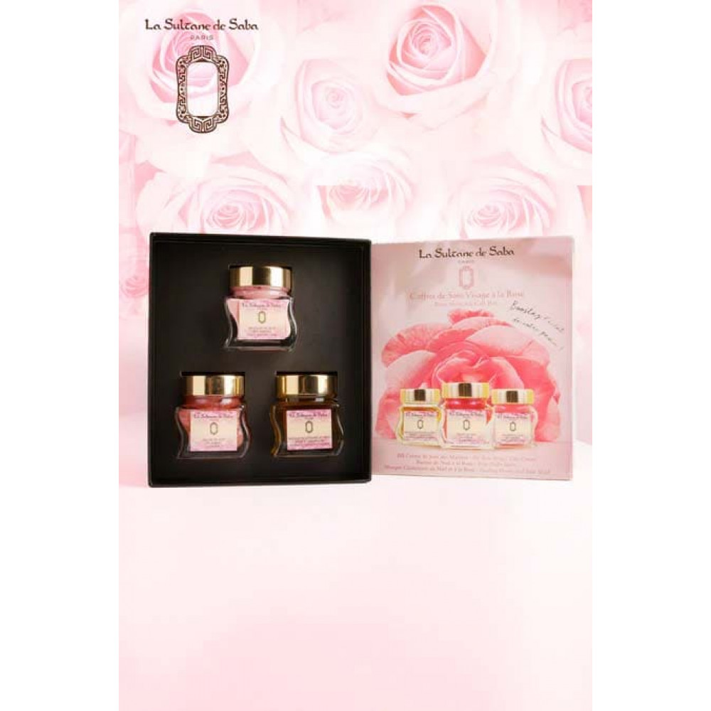 Набор для лица с экстрактом розы - La Sultane de Saba Rose Face Set фото 3