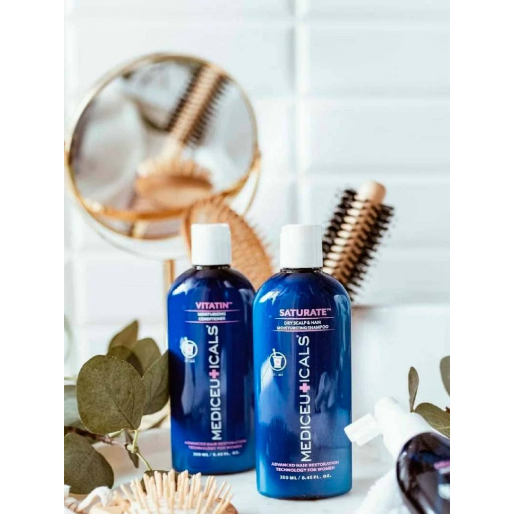 Набор для стимулирования роста волос для женщин, сухие волосы - Mediceuticals Advanced Hair Restoration Technology For Women Kit Dry фото 4