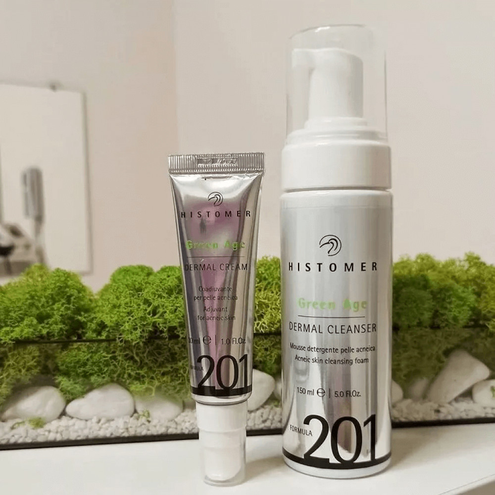 Набір комплексний догляд для шкіри з акне - Histomer Formula 201 Green Age Complete Acne Kit  фото 4