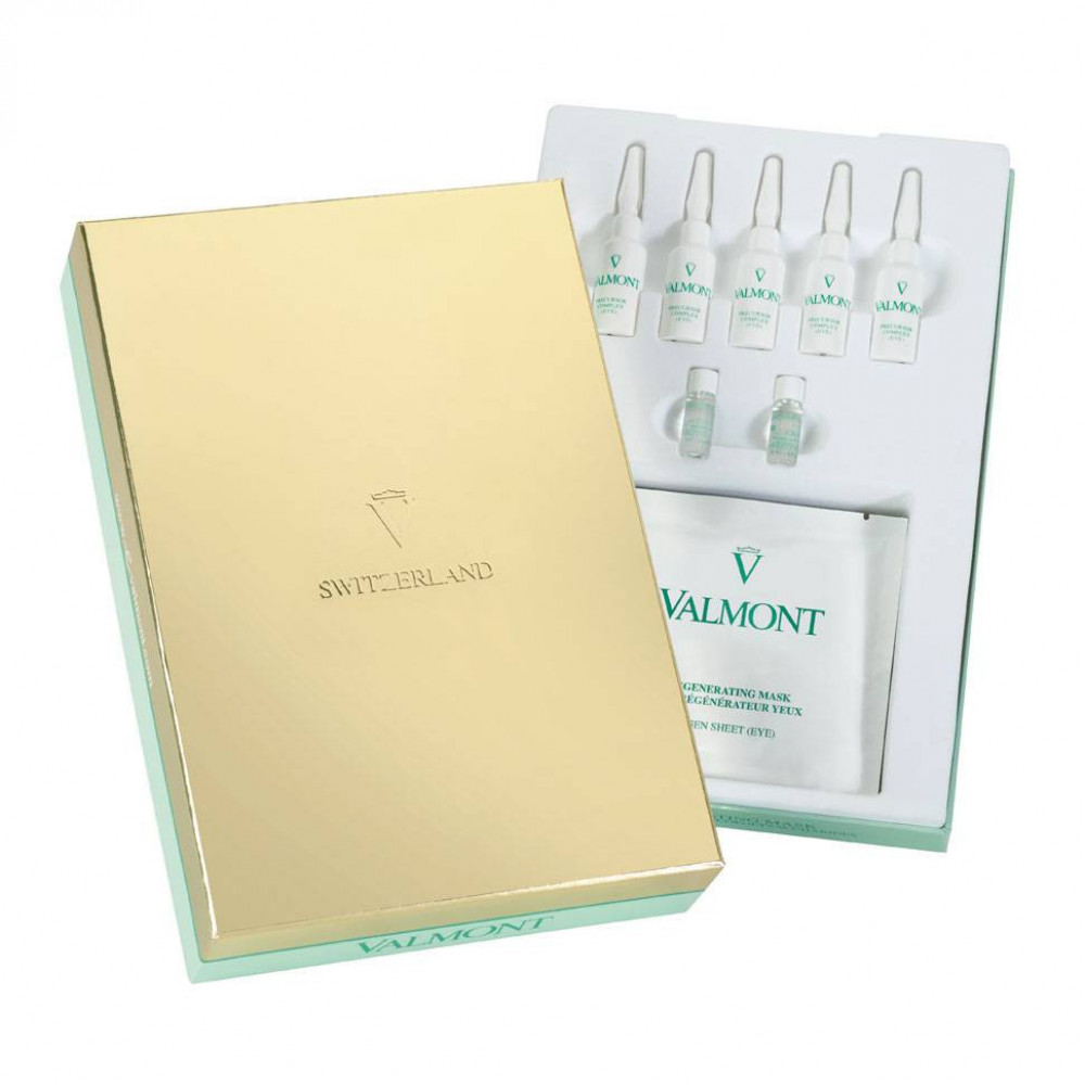 Набір колагенових масок для очей - Valmont Eye Regenerating Mask Treatment фото 5