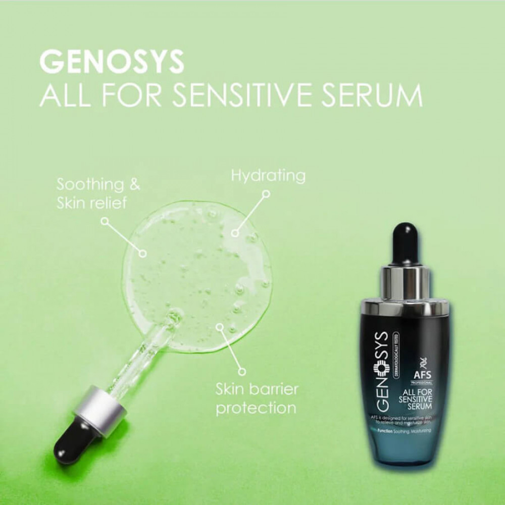 Наносыворотка для чувствительной кожи - Genosys All For Sensitive Serum (AFS) фото 4