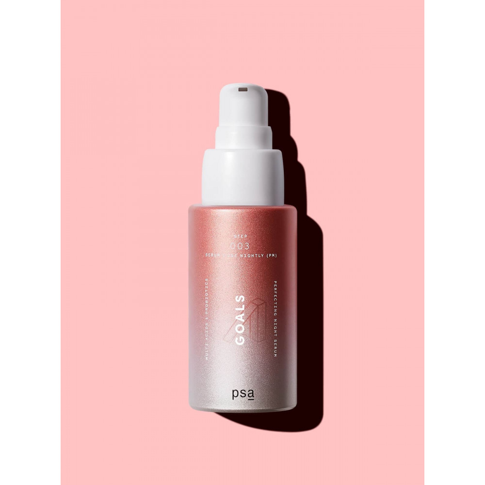 Ночная мультикислотная сыворотка с пробиотиками - PSA Goals Multi Acids & Probiotics Perfecting Night Serum фото 4