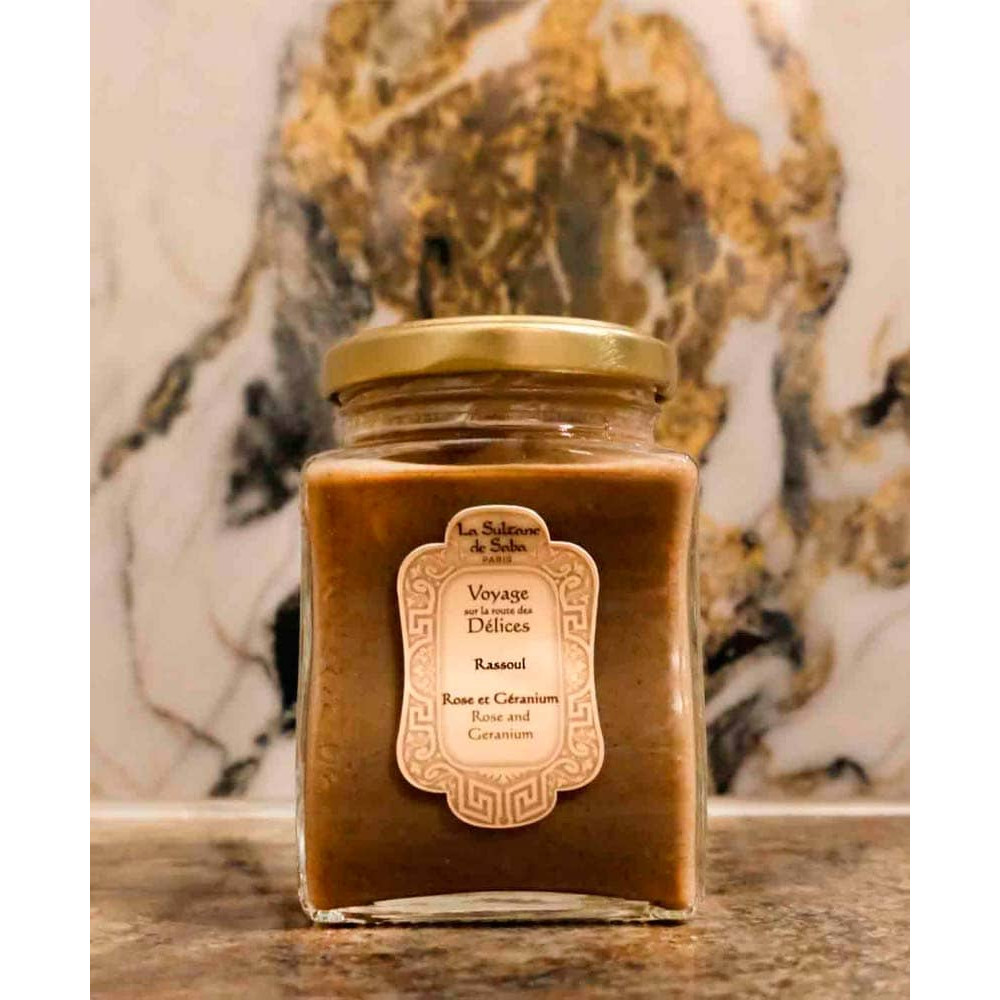 Очищающая глина для лица, волос и тела «Роза и герань» - La Sultane de Saba Rassoul Rose & Geranium фото 4
