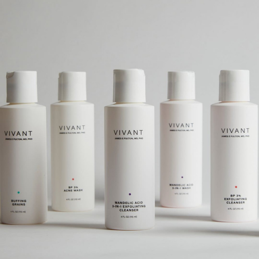 Очищающий гель для лица — Vivant Skin Care Gentle Wash BP 3%  фото 3