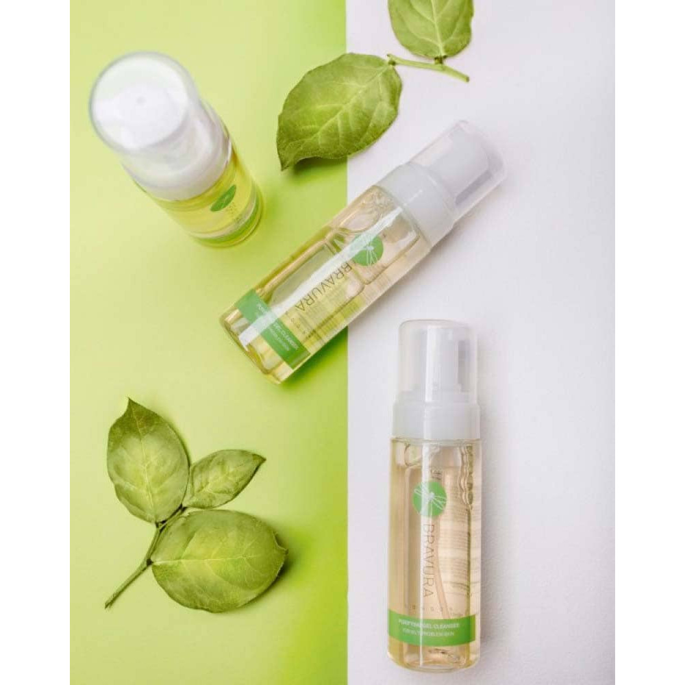 Очищающий гель - Bravura London Purifying Gel Cleanser (Salicylic & Glycolic Acid) фото 2