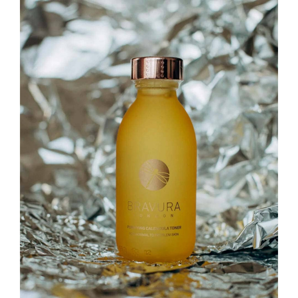 Очищающий тонер на основе календулы и AHA кислот 13% - Bravura London Purifying Calendula Toner 13% AHA фото 3