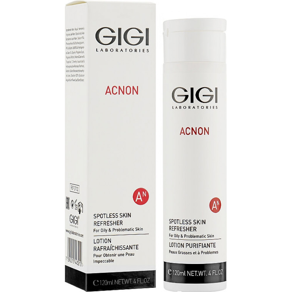 Очищающий тоник для жирной и проблемной кожи - Gigi Acnon Spotless Skin Refresher фото 2