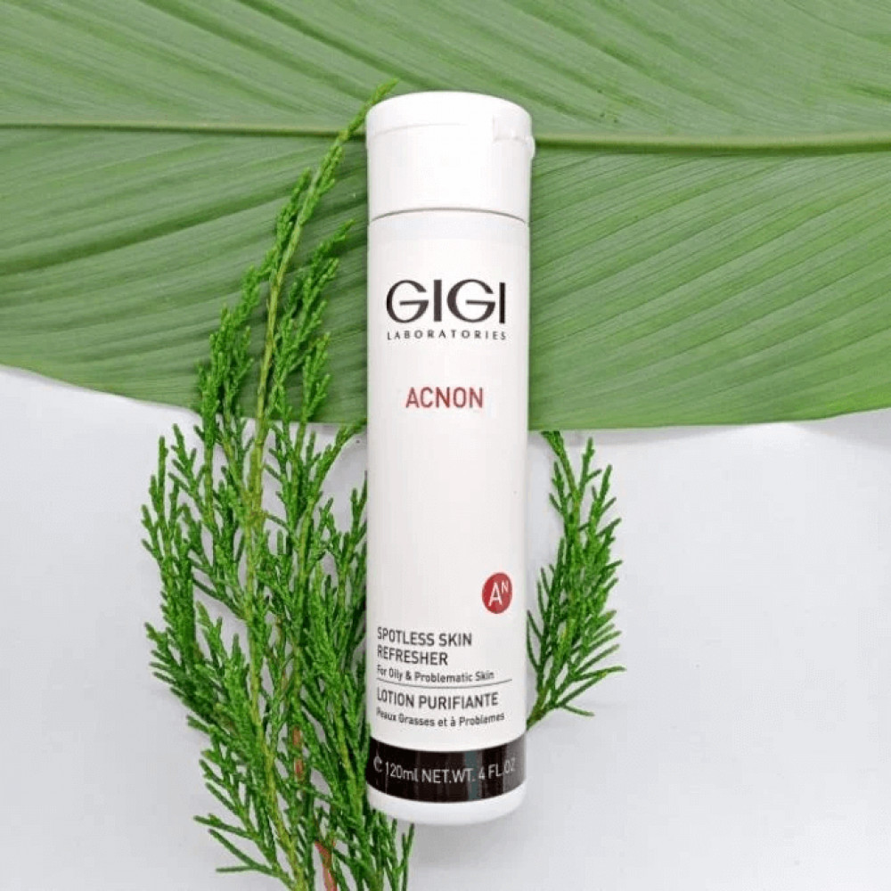 Очищающий тоник для жирной и проблемной кожи - Gigi Acnon Spotless Skin Refresher фото 4