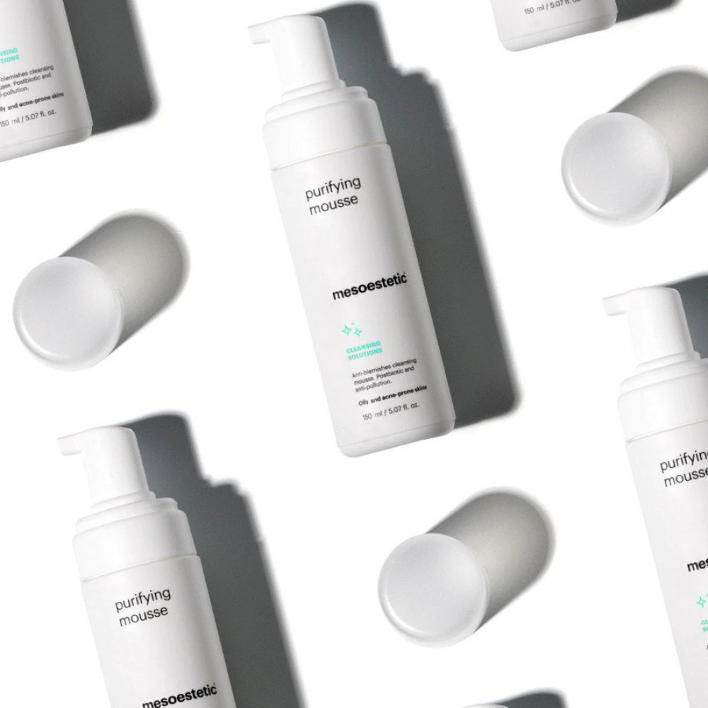 Очищаючий мус для проблемної шкіри - Mesoestetic Purifying Mousse фото 2
